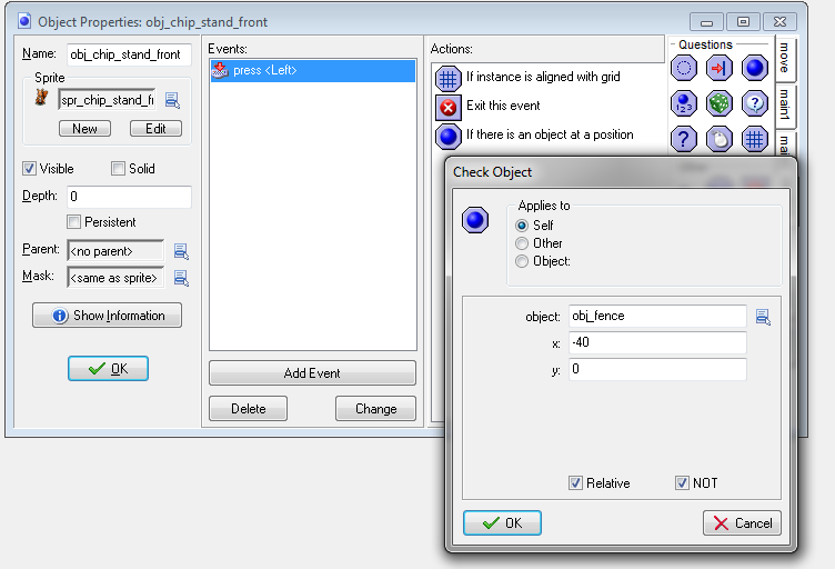 check object