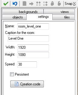 level one settings